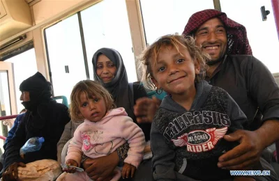 Martwiak - Syryjczycy wracają do kraju z obozu dla uchodźców.

 Syrian refugees are ...