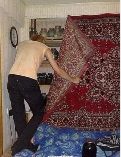 Pinius - @sfx-pl Zastanawiałeś się po co ruskim dywany na ścianach. Mam odpowiedź !