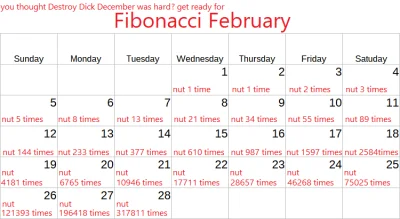 b.....6 - @Debil_Lesny: Fibonacci February jest lepsze ( ͡° ͜ʖ ͡°)