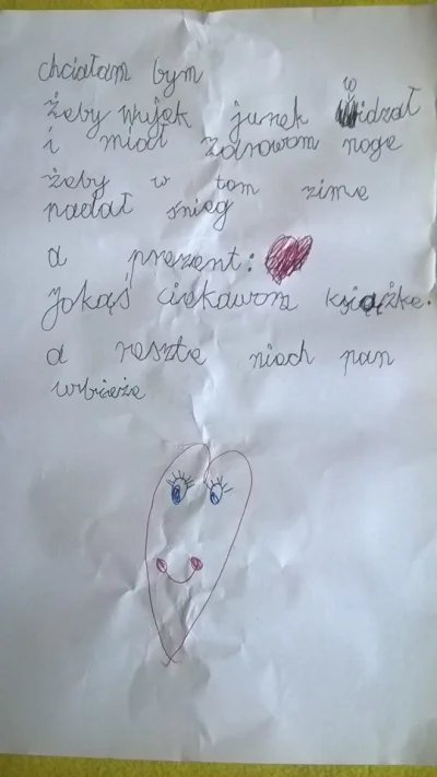muszka_owocowka - Chcałabym umieć tak wychować dzieci, żeby pisały takie listy do św....