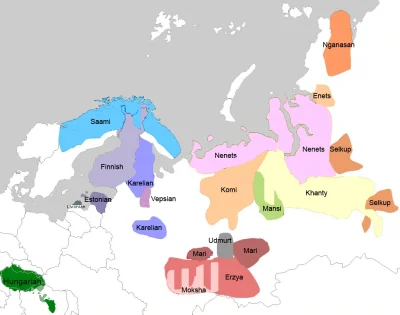 johanlaidoner - Języki uralskie.

Rodzina języków uralskich sięga od języka Lapończyk...