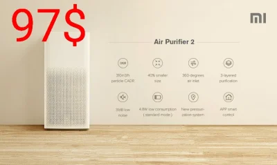 sebekss - Tylko 97$ za oczyszczacz powietrza Xiaomi Smart Air Purifier 2
Świetna cen...