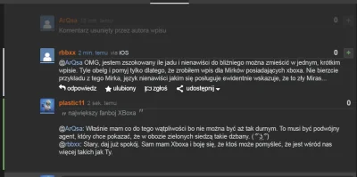 plastic11 - Wiedziałem, że usunie ( ͡° ͜ʖ ͡°). W komentarzu @ArQsa też nie było nic z...