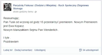 kesnall - Tusk już nie naszym premierem?



#polityka #tusk #premier #polska #pytanie...