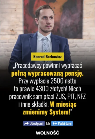 Cucik - Nie wiem jak dla was, ale dla mnie to jest najgłupszy postulat jaki korwinowc...