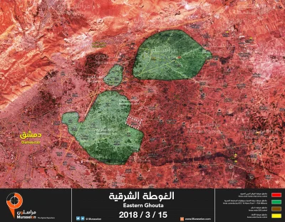 Zuben - Nowa mapka Ghuty z dzisiejszymi postępami.

#syria #damaszek #bitwaoghoute ...