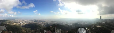 c.....i - Panorama Barcelony widziana z Tibidabo, foto by me #earthporn #widoki #pano...