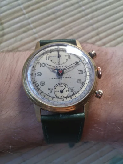 miguelpl90 - Chronograph Pierce 134 zegarki w latach 40' robione dla brytyjskiej armi...