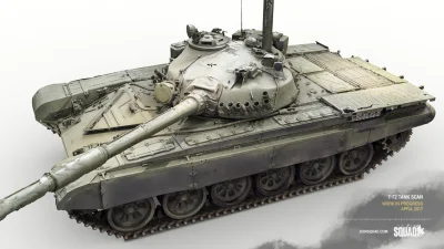 A.....l - Model czołgu T-72 wykonany za pomocą fotogrametrii, który zostanie w przysz...