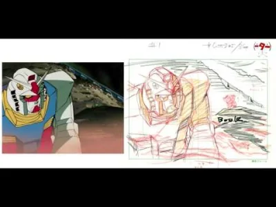 80sLove - Klip Studia Khara porównujący finalną animację anime Gundam 0079 z ich kluc...