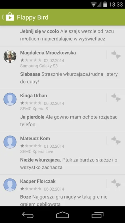 A.....a - Heh, takiego hejtowania aplikacji z #googleplay jeszcze nie widziałem. :-D ...