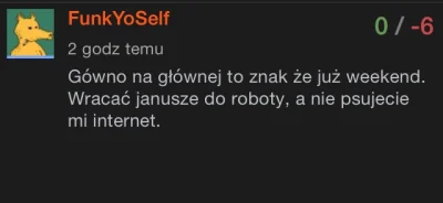 lenivets - @FunkYoSelf: a Ty popracuj nad kreatywnością swoich komentarzy