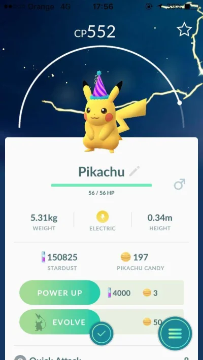 Kowal04 - Overall, your Pikachu looks like it can really battle with the best of them...