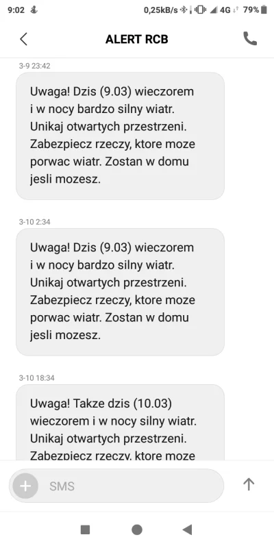 Taktyczny_Namiot - U mnie działa aż za dobrze, oddam komuś brakujące smsy ( ͡° ͜ʖ ͡°)