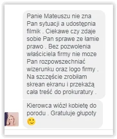 Heibonna - Wrzuciłem filmik na ich FB. W odpowiedzi zostałem postraszony prokuraturą ...