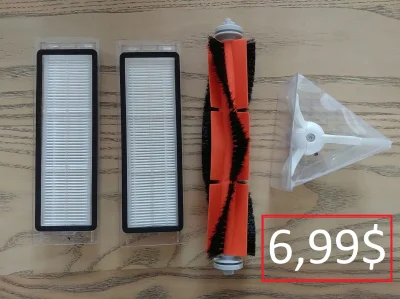 sebekss - Tylko 6,99$ za zestaw części zamiennych do odkurzaczy Xiaomi.
Pasuje do Xi...