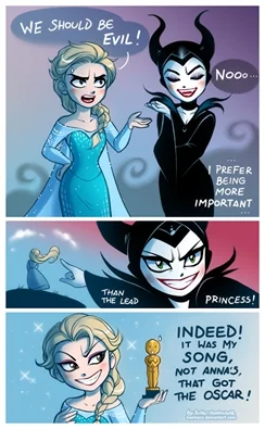 H.....e - #humorobrazkowy#frozen #maleficent