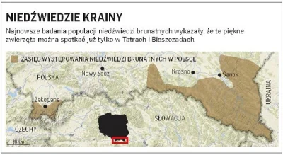a.....2 - @jmtbcw: Zasięg występowanie niedźwiedzi w Polsce - znacznie więcej niż wys...