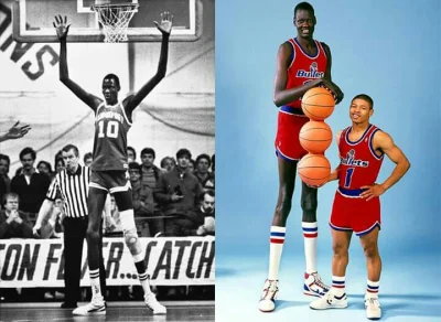 Rezonator - #ciekawostki 
Manute Bol do 1993 roku był najwyższym grającym koszykarzem...