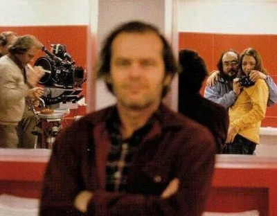 Castellano - Stanley Kubrick udający, że robi zdjęcia dla Jacka Nicholsona, ale tak n...
