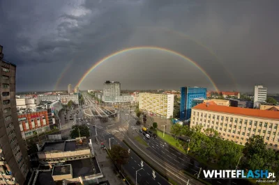 KochamWroclaw - Dzisiejsza podwójna tęcza. Zdjęcie wykonane kilkanaście minut temu. 
...