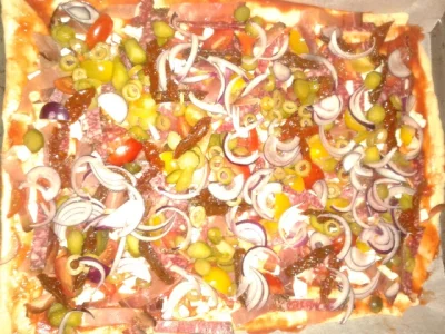 b.....s - #gotujzwykopem #pizzakonkurs 

Dzisiaj pizza z szynką szwarcwaldzką, susz...