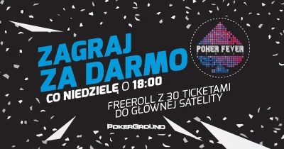 PokerGround - Przypominamy, że już dziś o 18:00 na platformie Party Poker specjalny f...