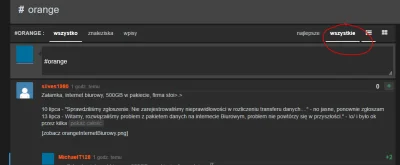 MichaelT128 - > pierwszy raz coś wrzucałem od siebie, czemu pisząc w tagu #orange nie...