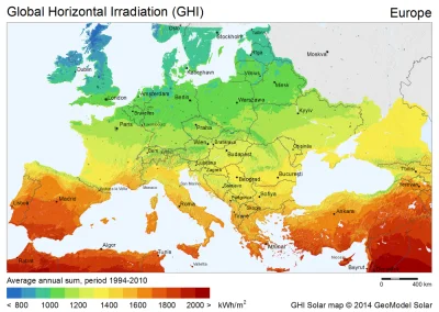 ChceCosPowiedziec - "Z powyższych map nasłonecznienia wynika, że Polska jest przyzwoi...