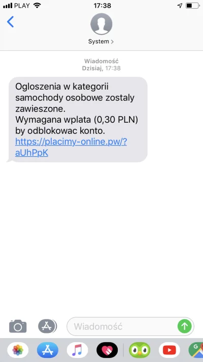 ArRog - #scam #oszustwo #niebezpiecznik
Uważajcie, nie widziałem jeszcze takiego wal...