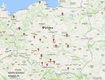 wigr - Tak wygląda bardzo wstępna mapa pożarów składowisk odpadów od połowy marca do ...