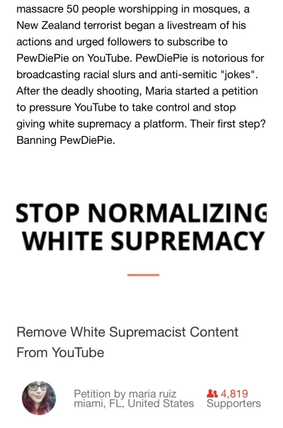 Cryptonerd_io - https://www.change.org/p/remove-white-supremacist-content-from-youtub...