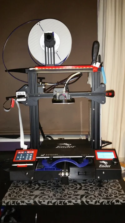 I-___-I - Odebrałem tydzień temu drukarkę 3D - Creality Ender 3 i pierwsze co postano...