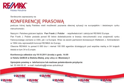 remax - #konferencja #prasowa #prasa #media #telewizja #radio