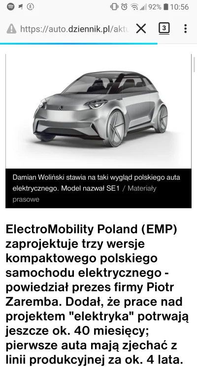 p.....e - @wcinaster: spółka Electromobility Poland dalej istnieje i dalej obiecuje.