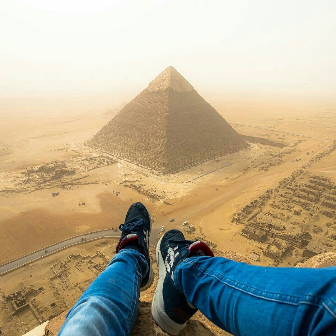 Пирамида Хеопса селфи