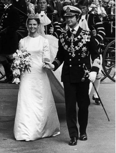 TolerancyjnyArab - Ślub Karola XVI Gustawa z Sylwią Sommerlath 1976. #royals #niewiem...