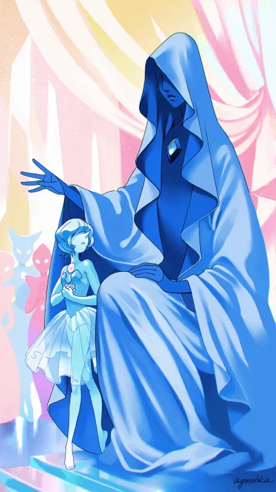 Ranfun - #randomcartoonshit #stevenuniverse #bluediamond #bluepearl
Blue Pearl jest ...