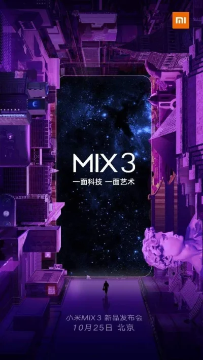 sebekss - Oficjalna data premiery Mi Mix 3 to 25 października, więc kilka dni przed O...