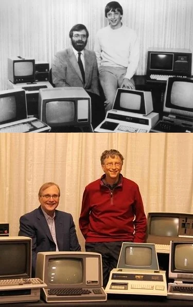 mikebo - Bill Gates i Paul Allen po latach 

#wczorajidzis