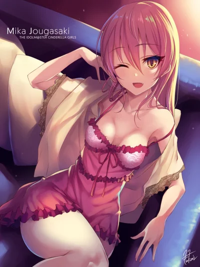 t.....t - #randomanimeshit #idolmaster #idolmastercinderellagirls #jougasakimika #mik...