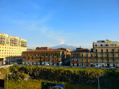 gorush - Etna o poranku. Zaraz uderzamy w jej kierunku. Powrót po 16 jak dobrze pójdz...