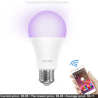 n____S - BlitzWolf BW-LT21 RGBWW Smart LED Bulb - Banggood 
Cena: $9.99 (38,72 zł) +...
