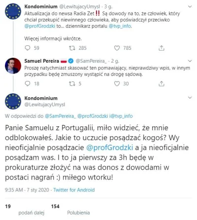 Bielecki - @VanGogh: Nie ma oficjalnego potwierdzenia, ale uderzono w stół i Pereira ...