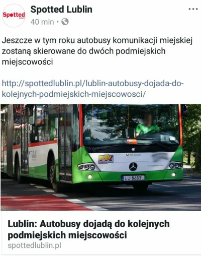 Tobiass - Niby z jakiej racji komunkacja miejska miasta Lublin ma jeździć po okoliczn...