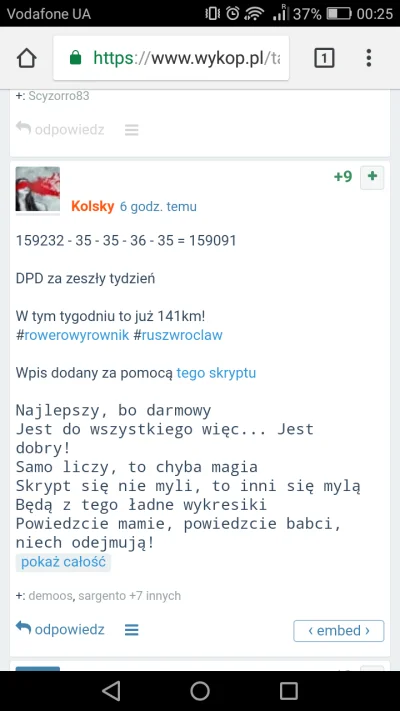 Kniaziowskicarewicz - @Kolsky: Od czego są? Pytam się bez żadnego przytyku. Nigdzie n...