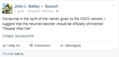 Przemysl - Moim zdaniem świetny pomysł, a waszym? ( ͡° ͜ʖ ͡°)
#spacex