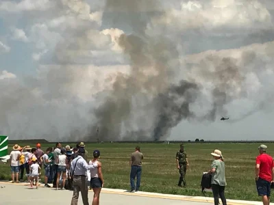 konik_polanowy - > A MiG-21 Romanian Airforce has crashed at Base 86 Borcea during Bo...