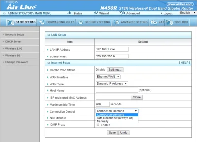 Zieeew - @kicek3d: 



Dostępne opcje w Connection Control to:

- Connect-on-Demand

...