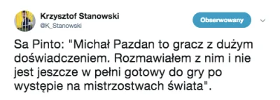 gacek1197 - Czy to jest jakiś żart? Koleś zagrał 3 mecze na MŚ, a teraz nie jest w st...